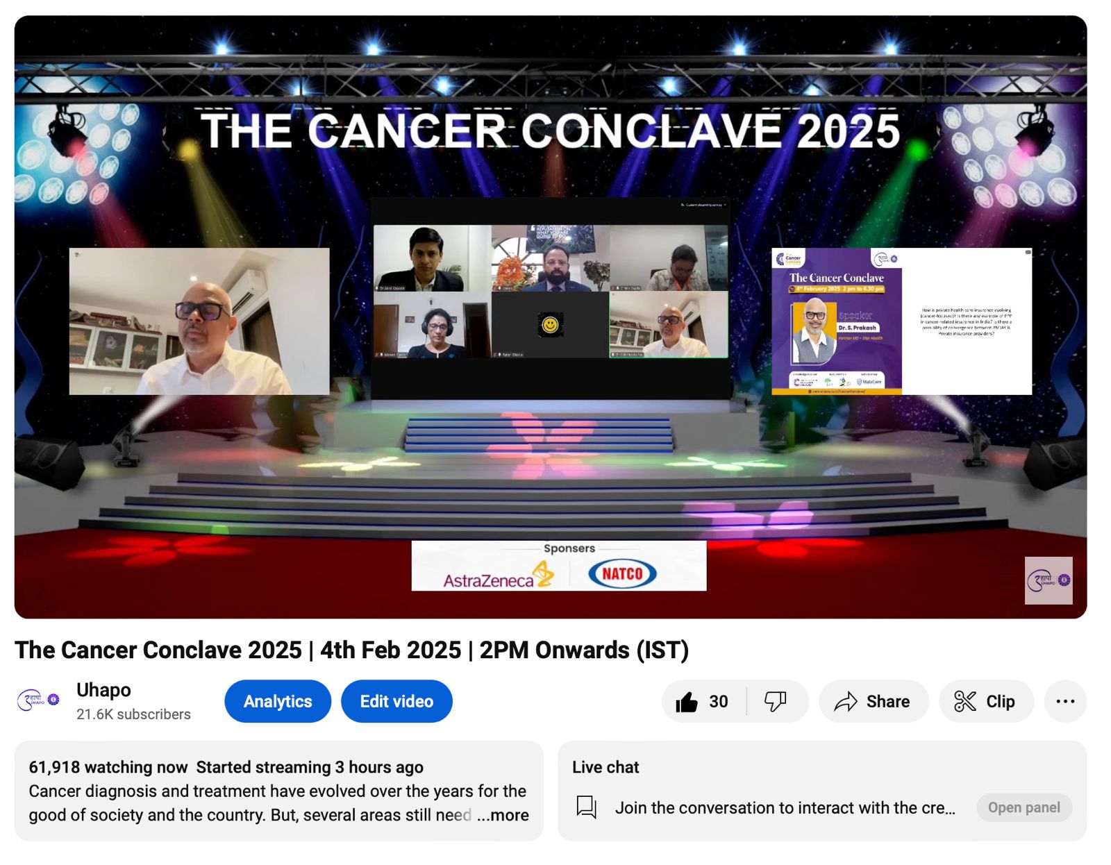 UHAPO Strengthens Cancer Advocacy at 3rd Annual Cancer Conclave 2025, Uniting Experts and Survivors