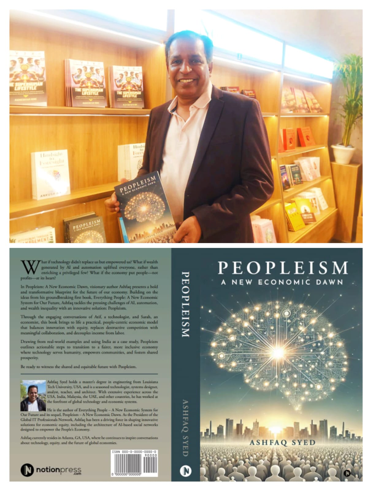 Release of Ashfaq syed new book Peopleism A New Economic dawn – Building a Fairer Future