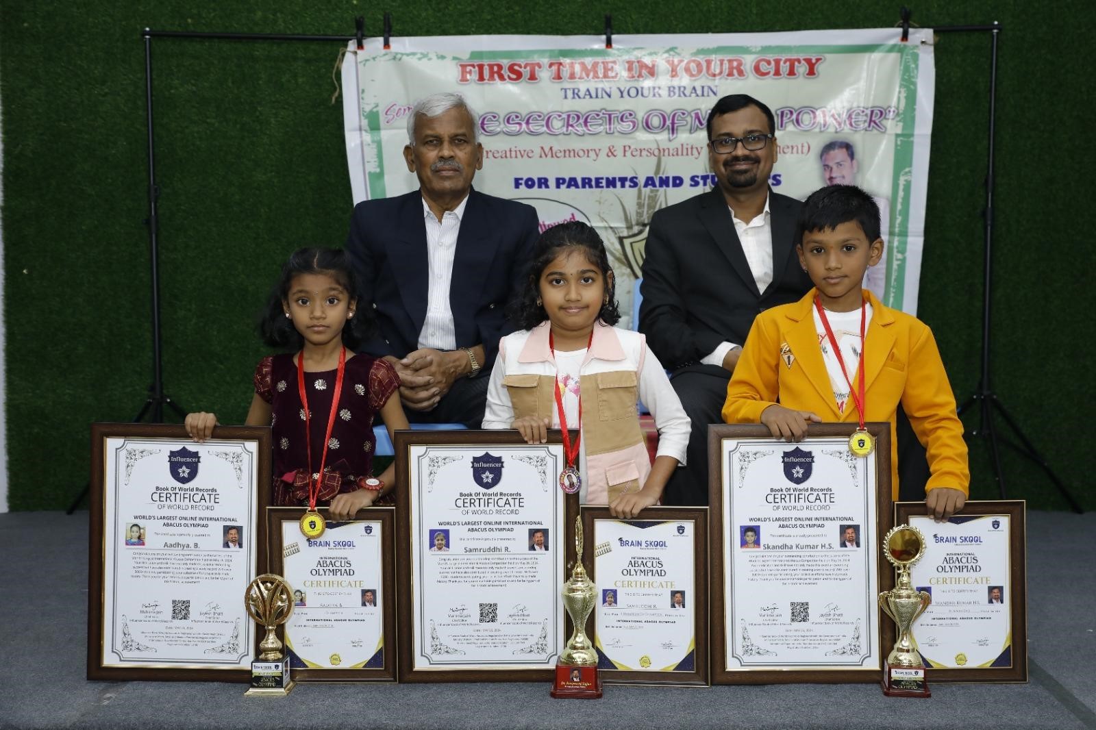 Dr. Raviprasad Sajjan’s Students Entered into “Influencer Book of World Records”