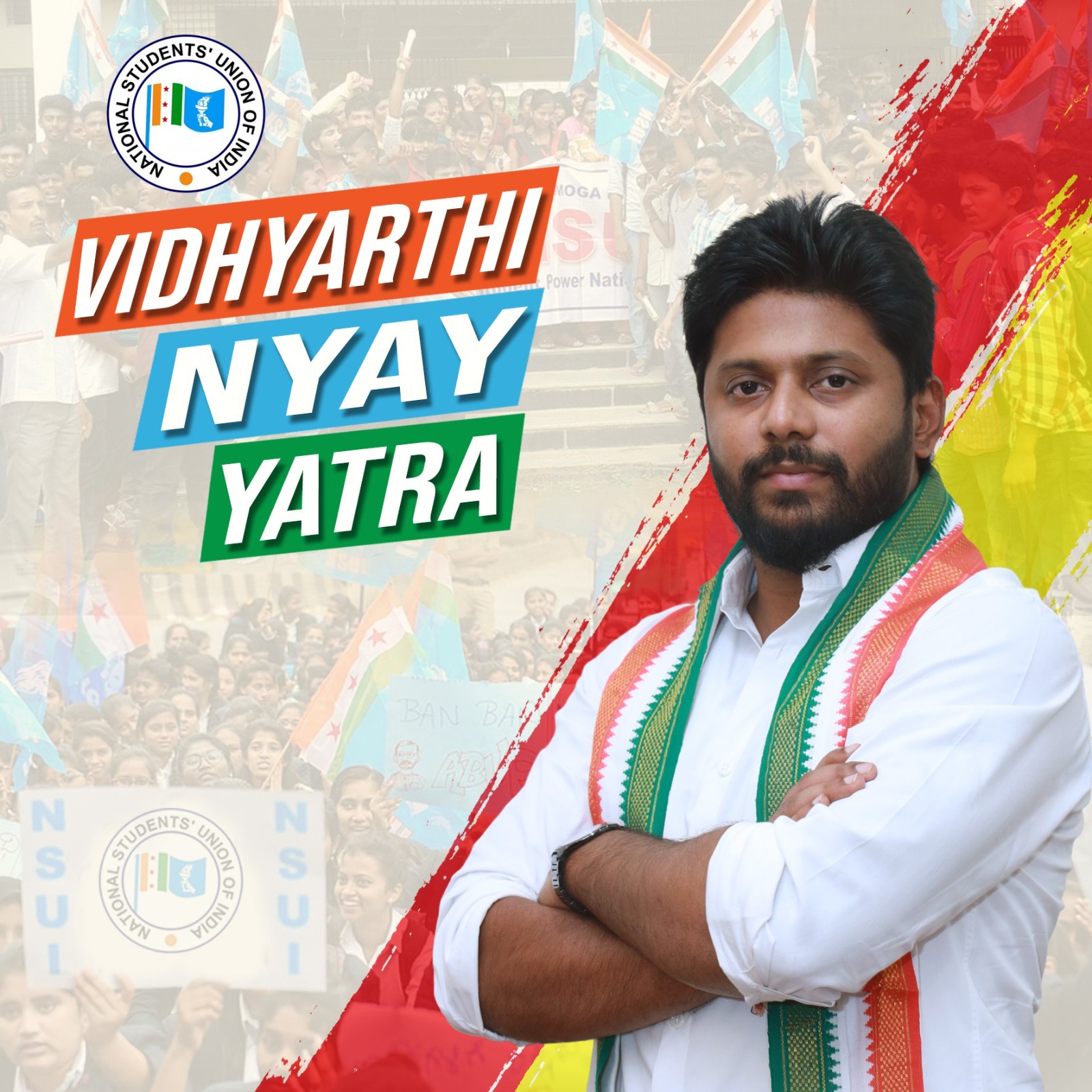 Vidyarthi Nyaya Yatre: Keerthi Ganesh Leads Karnataka’s Largest Student revolution, Empowering 30 Lakh Voices!