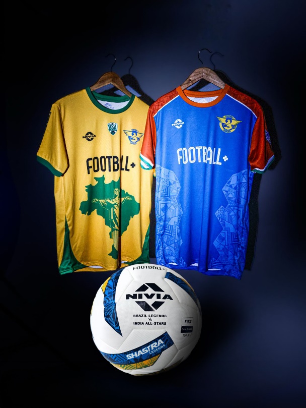 When Legends Play, Nivia Leads: Official Ball and Apparel Partner of Brazil vs. India Football Spectacle