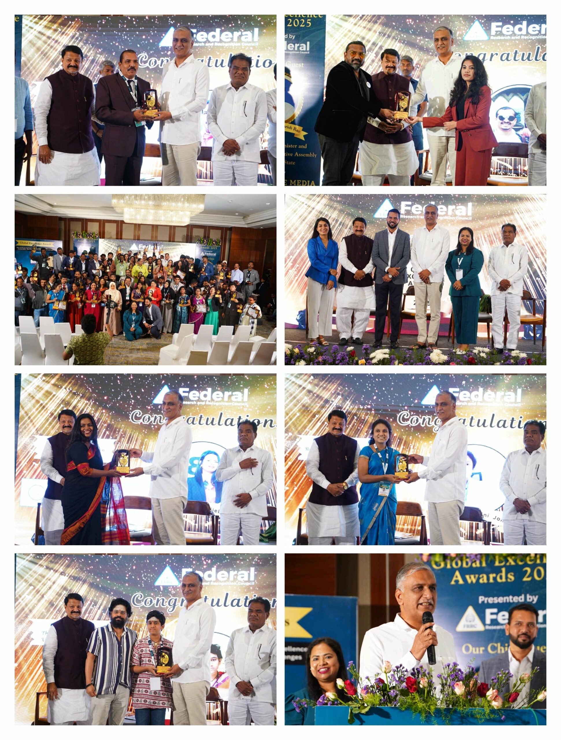 Federal Research and Recognition Council Honors 100 achievers with Global Excellence Awards