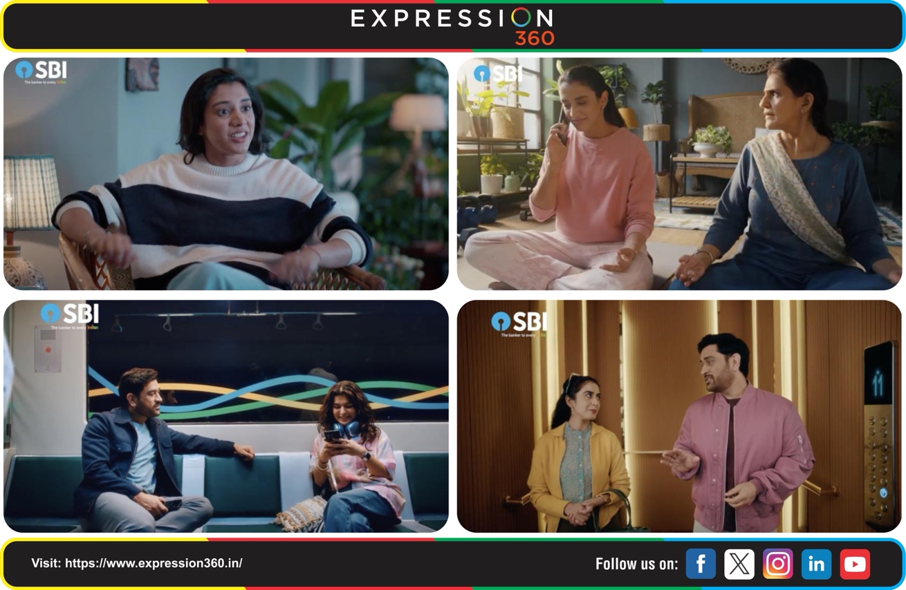 Expression 360 Crafts Captivating SBI Campaign with Cricket Icons MS Dhoni & Smriti Mandhana