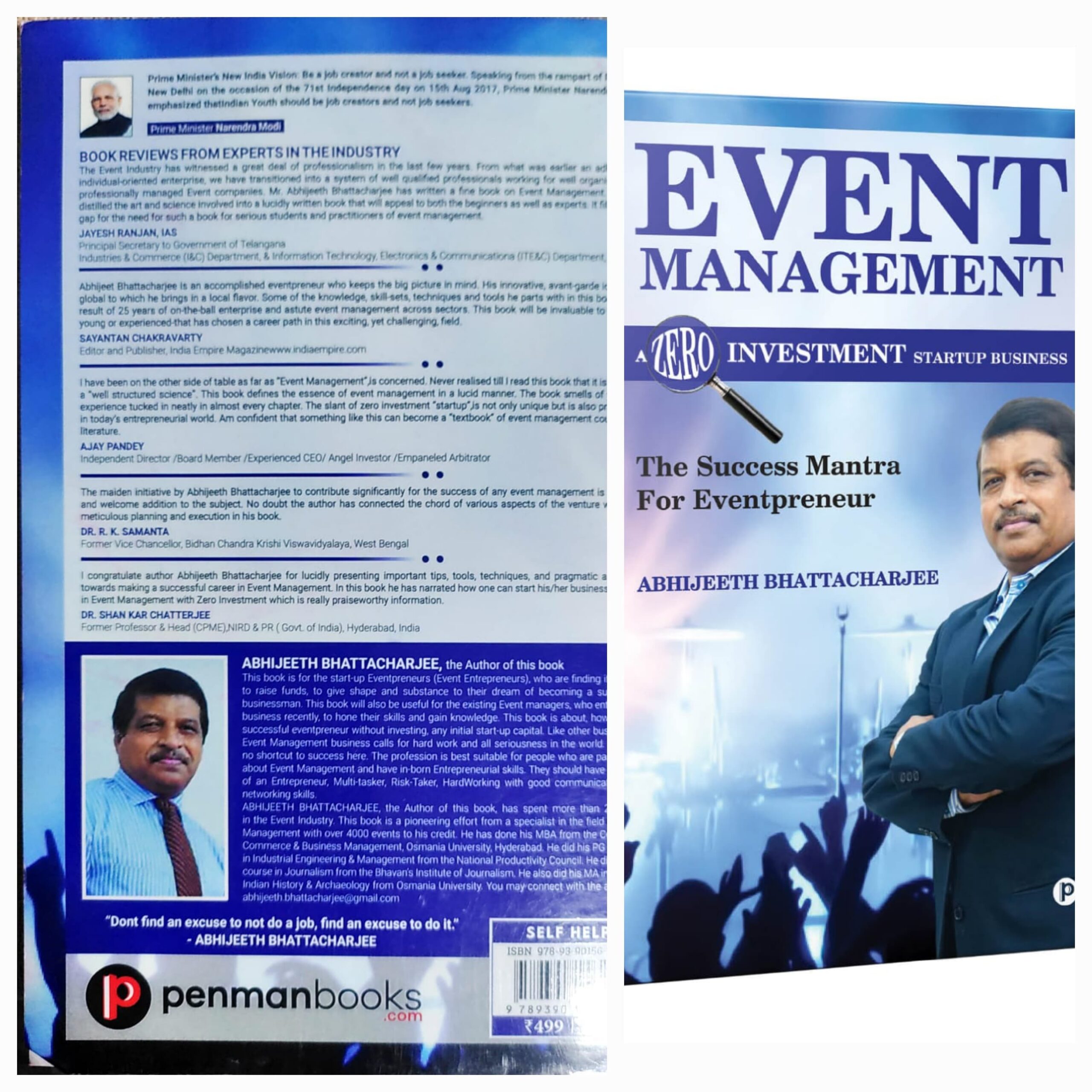 Abhijeeth Bhattacharjee’s Book on Event Management Lauded by the Indian Entertainment Industry in 2025.