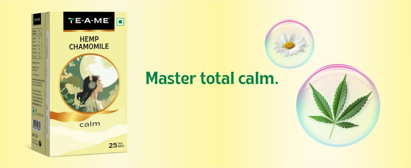 India’s First Hemp-Infused Chamomile Tea Targets Stress at Its Root