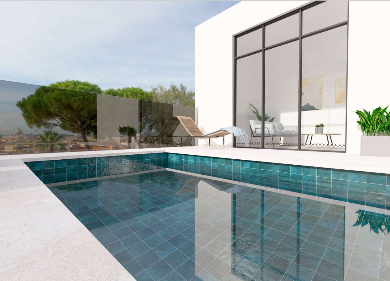 Mosaic Tiles Take Centre Stage in Outdoor and Interior Design Trends for 2025