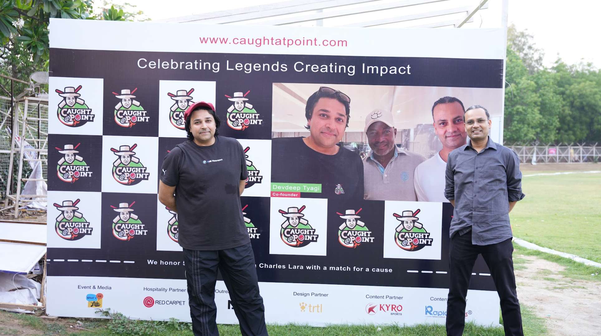 Caught At Point bats for special Cancer charity event on Lara’s Birthday