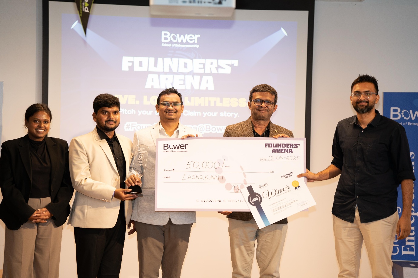 Bower School of Entrepreneurship hosts inaugural edition of Founders’ Arena, flagship pitching competition for startup entrepreneurs in Hyderabad