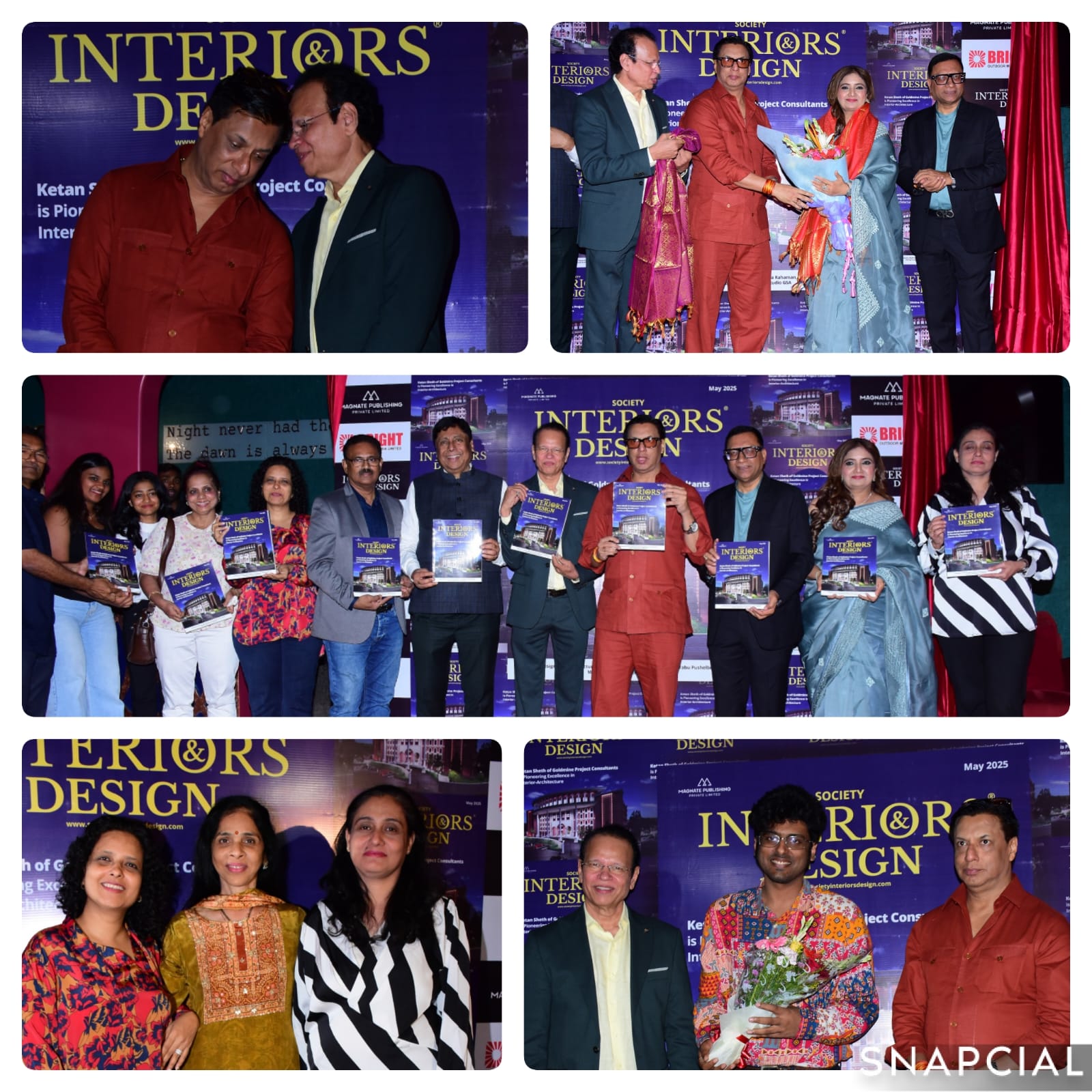 Madhur Bhandarkar, Ashok Dhamankar Unveil ‘Society Interiors & Design’s New Issue with a Grand Celebration at Invincible