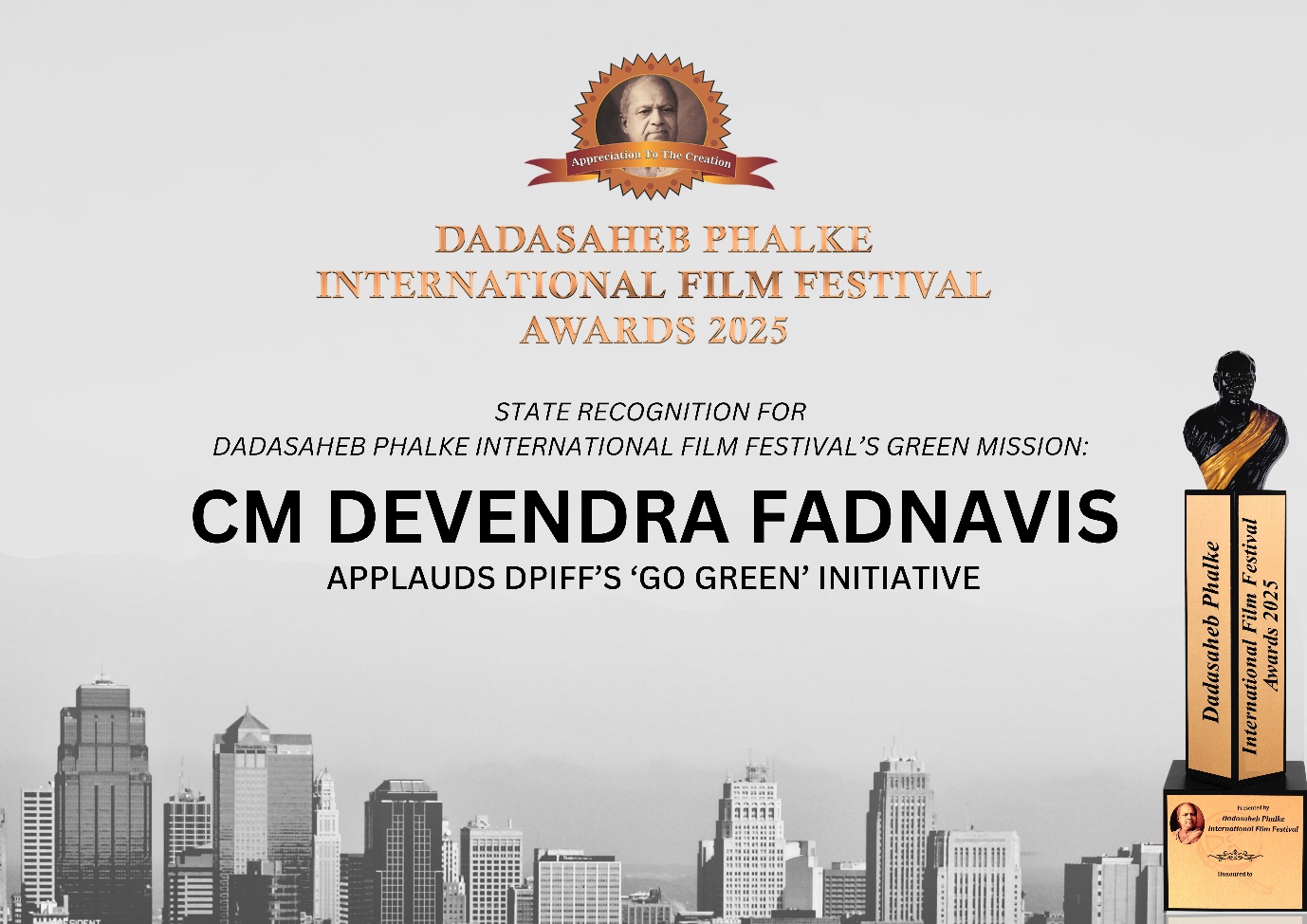Dadasaheb Phalke International Film Festival Leads the Way in Environmental Action: ‘Go Green’ Campaign with Indian Army Applauded by Maharashtra CM Devendra Fadnavis