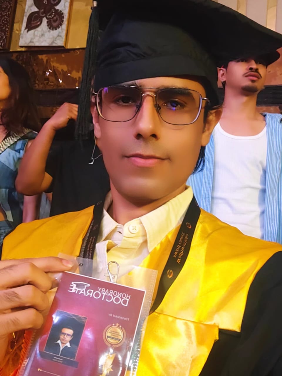 Tarun Gaur Awarded Honorary Doctorate (Ph.D.) by a Prestigious American University