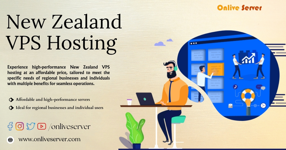 Complete Management with Onlive Server’s New Zealand VPS Hosting, Powered by 35+ Data Centers Worldwide