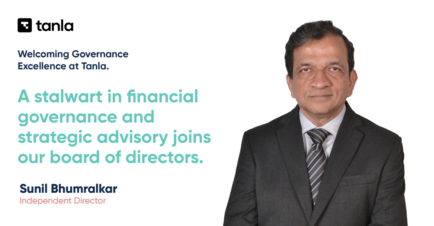 Tanla Appoints Audit and Governance Expert Sunil Bhumralkar, Strengthening Board Oversight