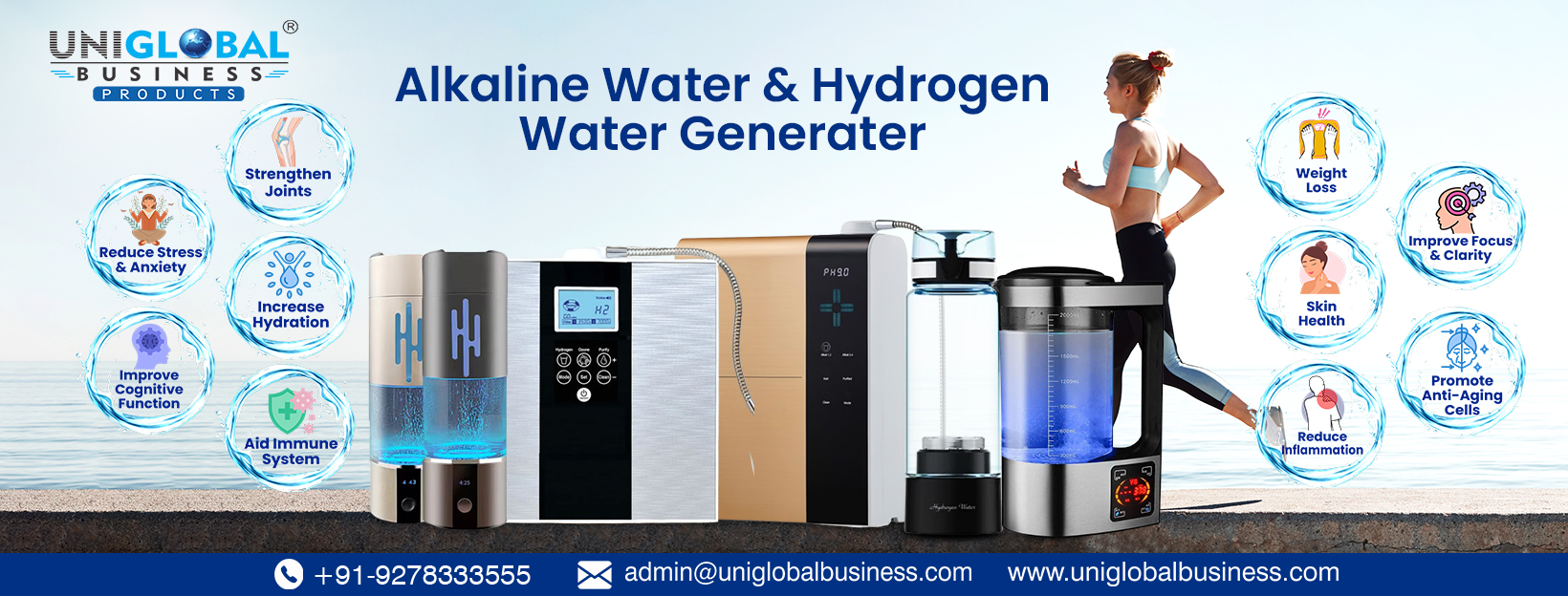 Revolutionizing Hydration: Uniglobal Business Introduces Premium Hydrogen & Alkaline Ionizer Water Solutions