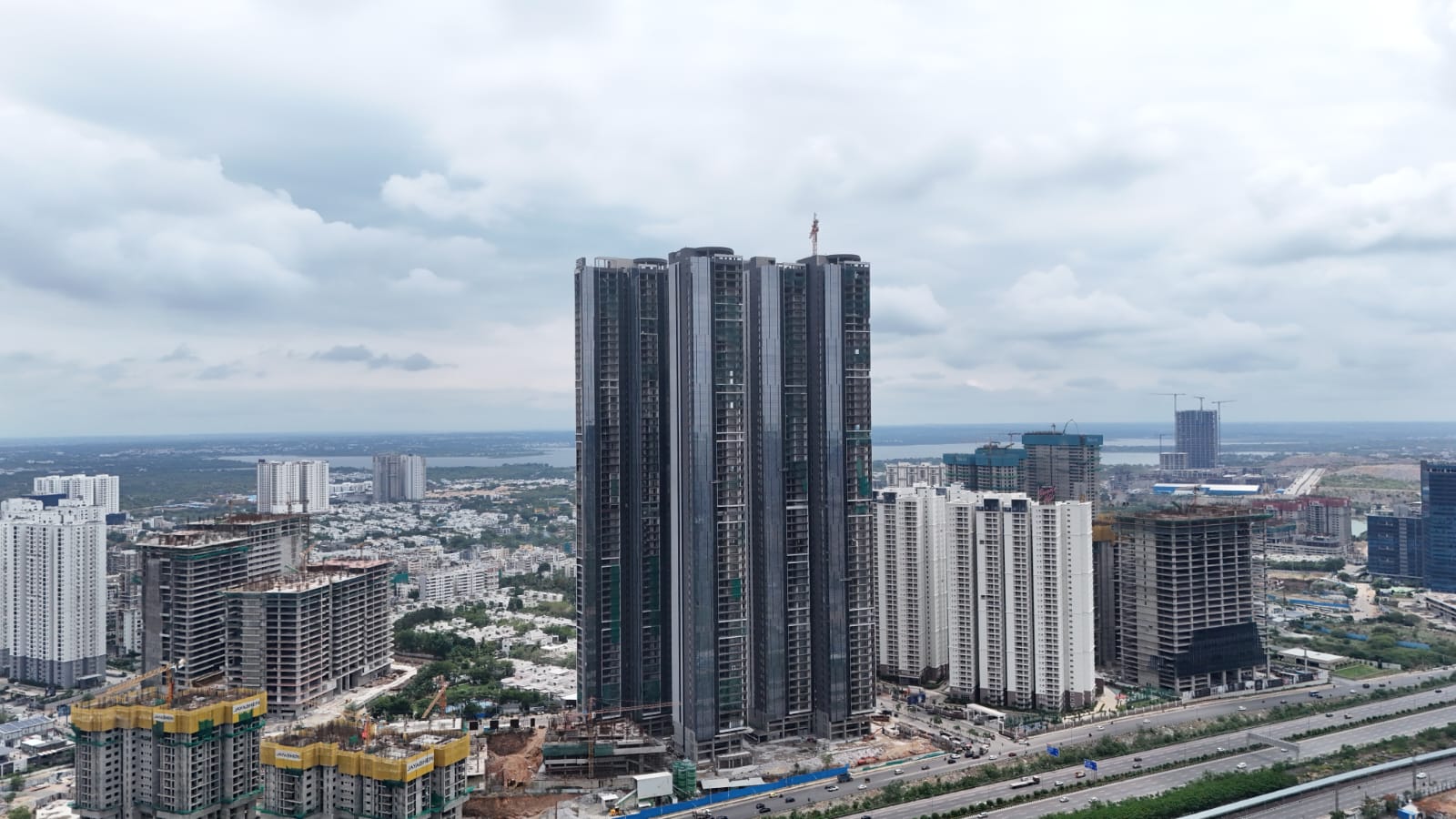 “Hyderabad’s Tallest Residential Gem, SAS Crown, Nearing Completion”