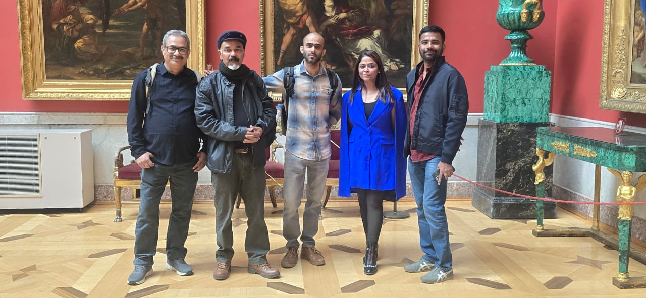 “Cultural Odyssey: Indian Artists Discover Russia’s Artistic Treasures”