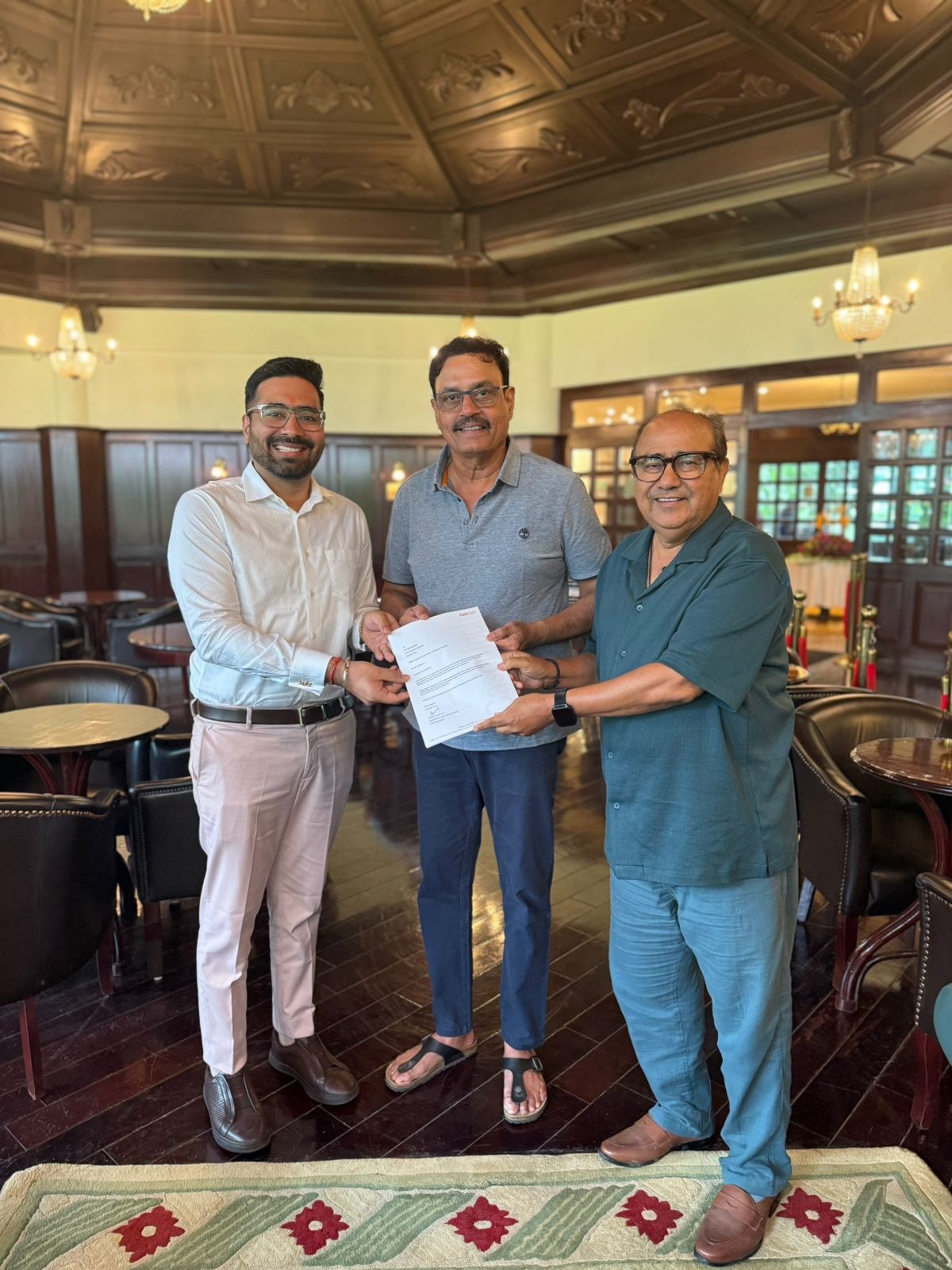 CashnTech Backs Young Cricketer Ayush Shinde in Partnership with Cricket Legend Dilip Vengsarkar