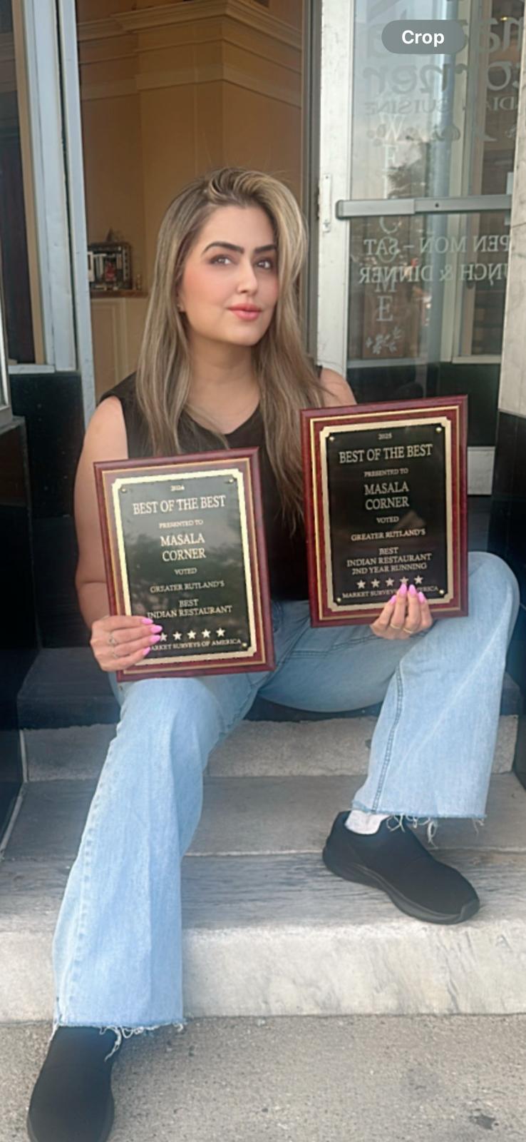 Sunita Dholakia’s Masala Corner Wins “Best Indian Restaurant” in Rutland for Second Consecutive Year