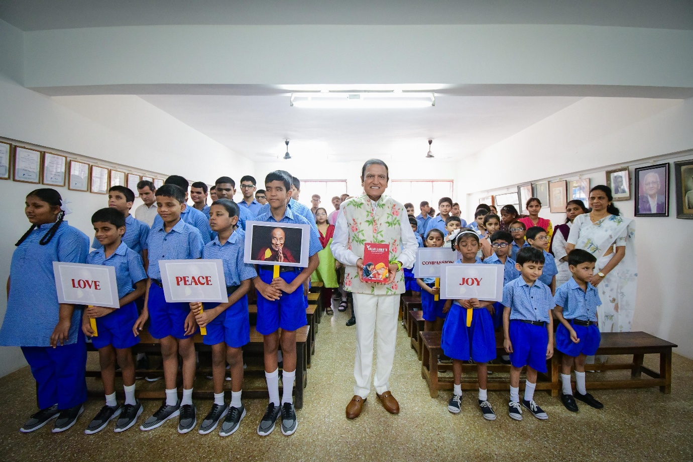 Honouring H.H. Dalai Lama’s 90th: Dr. Dinesh Shahra Celebrates with Children at Happy Home & School for the Blind