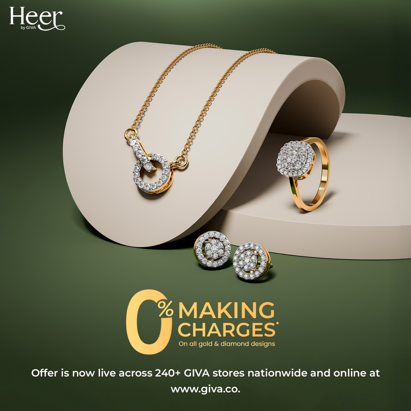 GIVA Announces 0% Making Charges on All Gold and Diamond Jewellery Designs