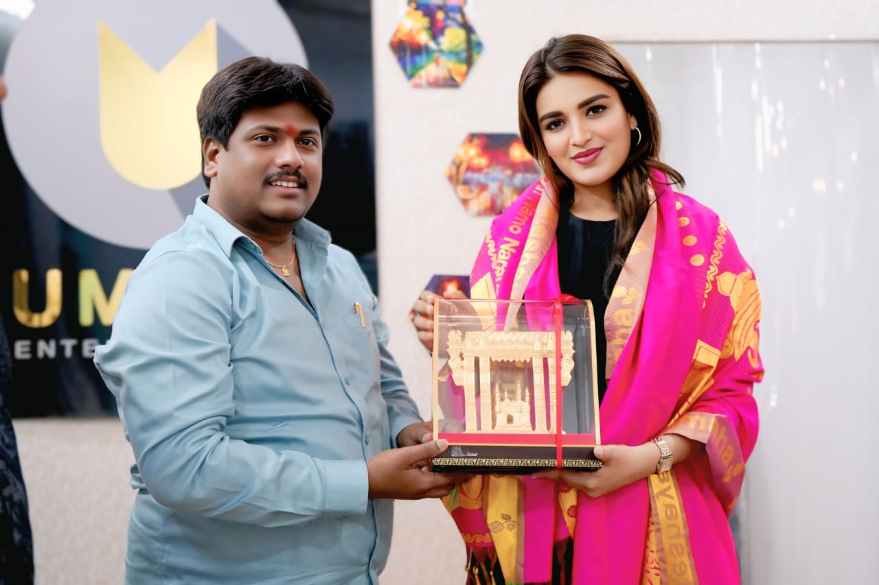 CBFC Member Akkala Sudhakar Extends Wishes to Actress Nidhhi Agerwal for Hari Hara Veera Mallu and Congratulates Deputy CM Pawan Kalyan
