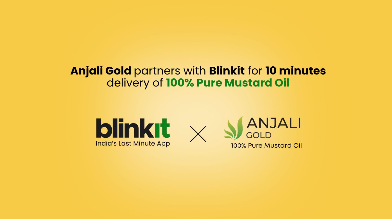 Anjali Gold Partners with Blinkit to Enable Direct-to-Consumer Delivery of 100% Pure Mustard Oil