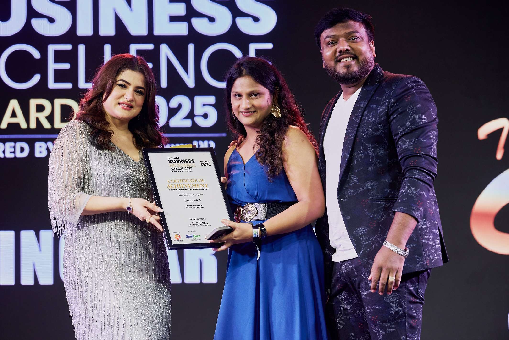Renowned Fashion Stylist and Designer Sunny Khandelwal’s The Cosmos Honoured at Bengal Business Excellence Award 2025 for Most Premium Men Styling Brand