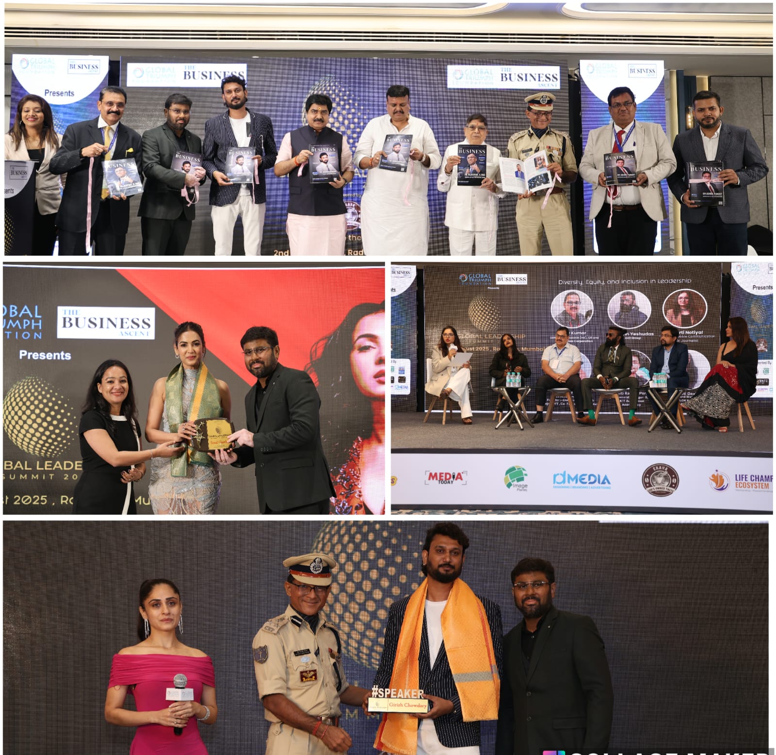 Mumbai witnessed business leaders, educators, and women entrepreneurs at one stage at the much-anticipated Global Leadership Summit 2025