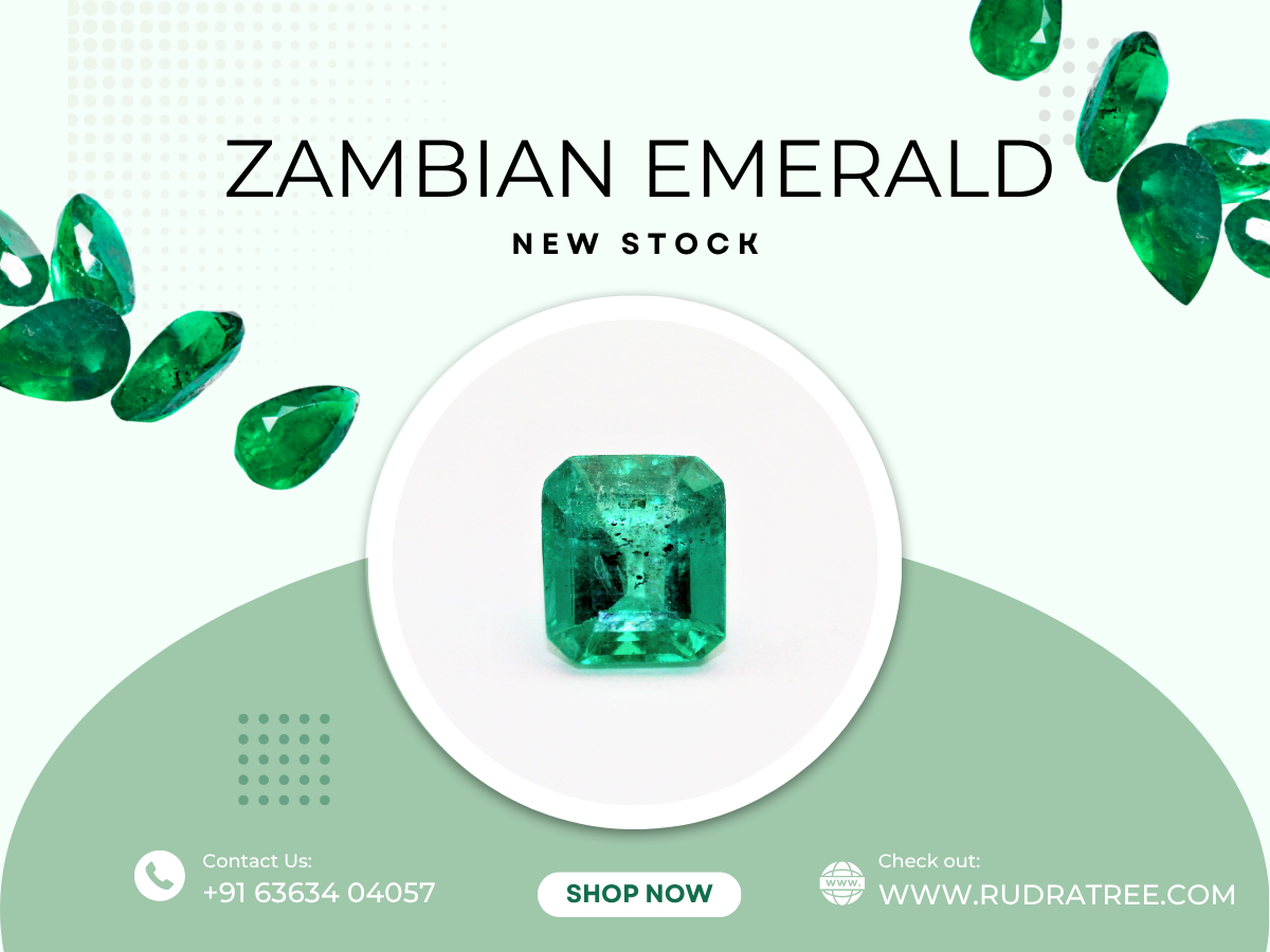 Zambian Emerald Gemstones in Stock – Lab Certified, & Vedic Astrology Approved