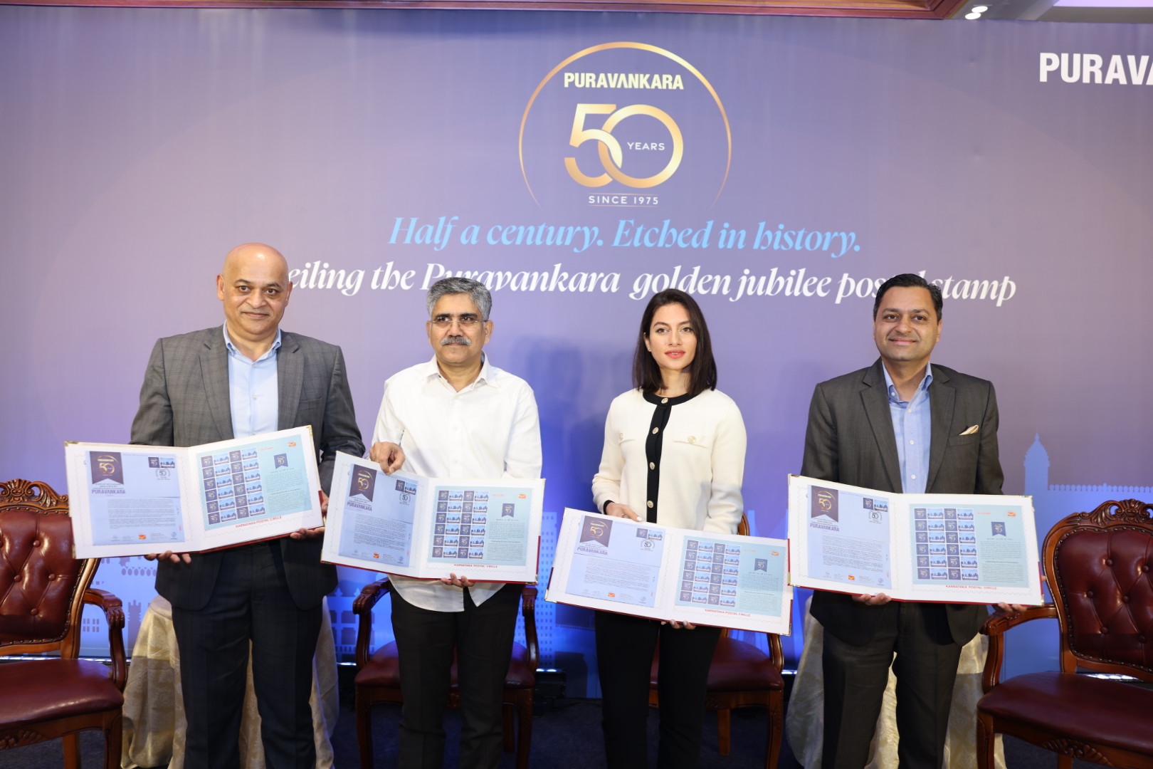 Puravankara Celebrates 50 Glorious Years with a Special ‘My Stamp’ Issued by India Post