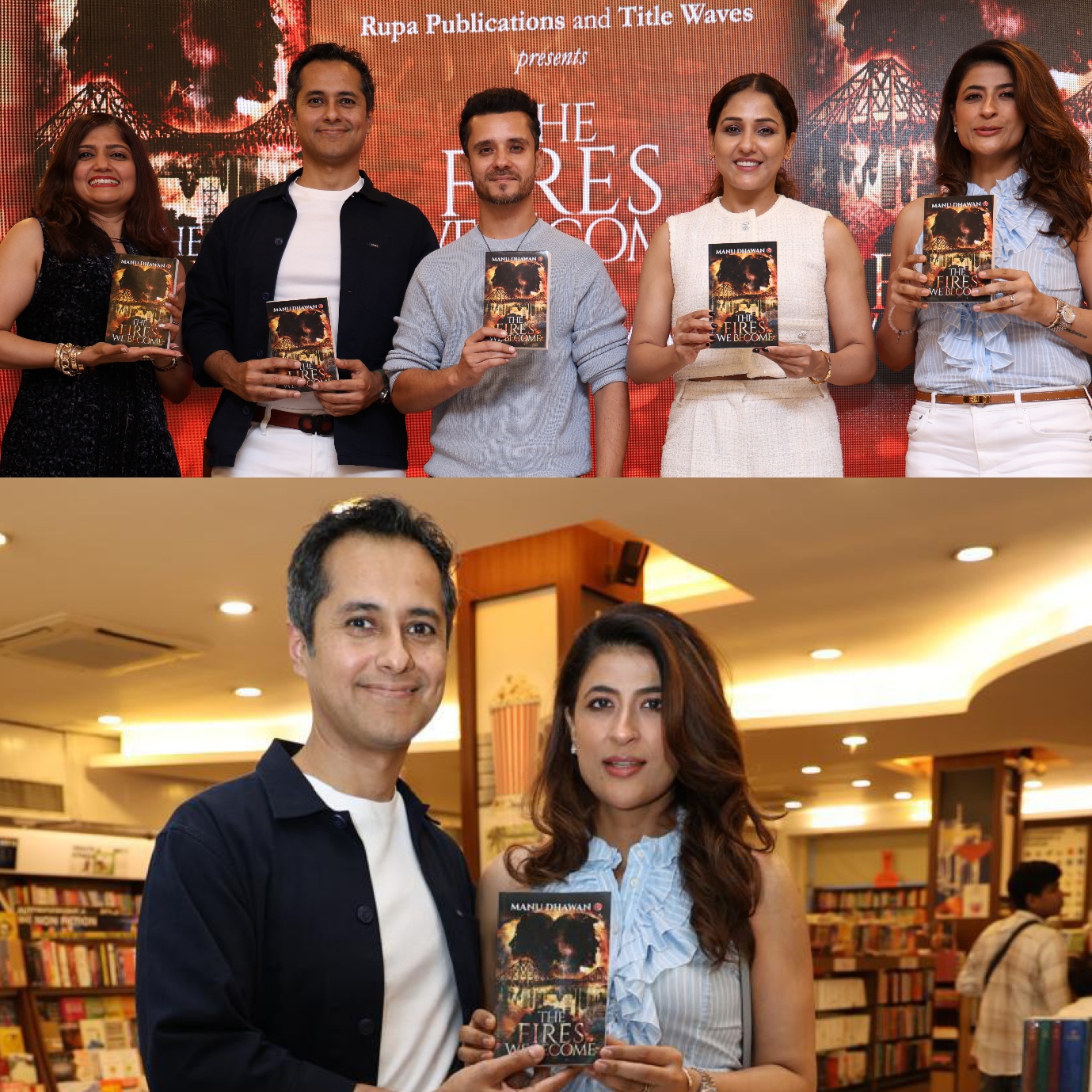 Tahira Kashyap Khurrana, Neeti Mohan and Raghav Sachar Unveil Manu Dhawan’s 2nd Thriller ‘The Fires We Become’