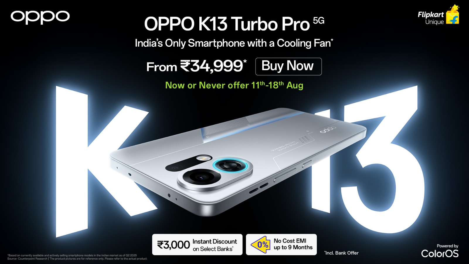 OPPO K13 Turbo Pro 5G: India’s Only Smartphone with a Cooling Fan Goes Live on Sale from Tomorrow