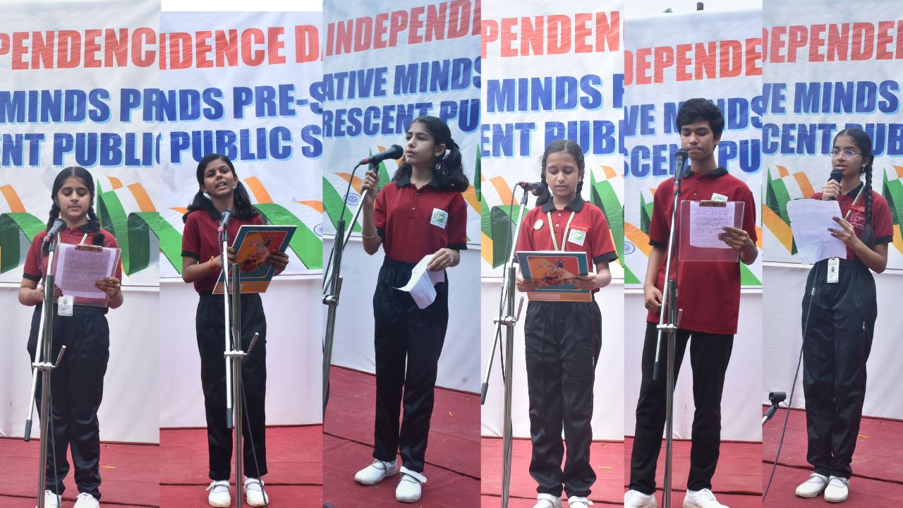 Freedom in the Air, Dreams in Their Eyes — Crescent Public School & Creative Minds Preschool Celebrate Independence Day 2025