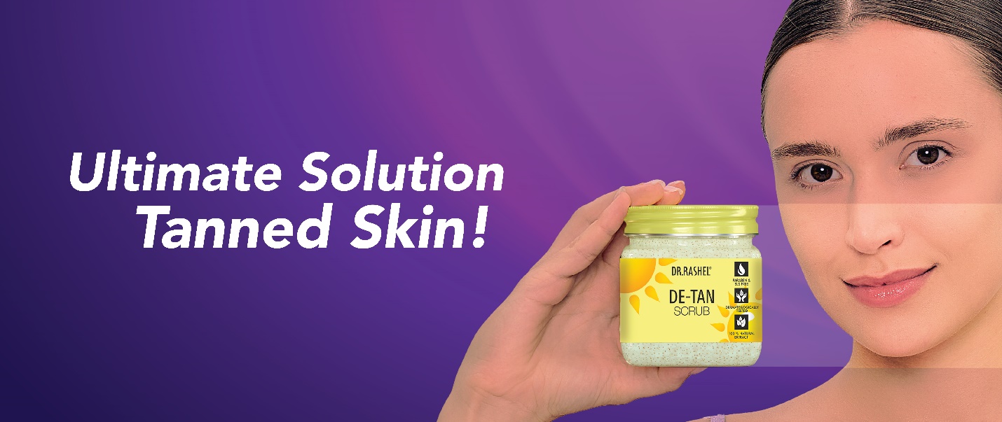 DR.Rashel De-Tan Scrub – Your One-Stop Solution for Sun-Kissed Skin Woes
