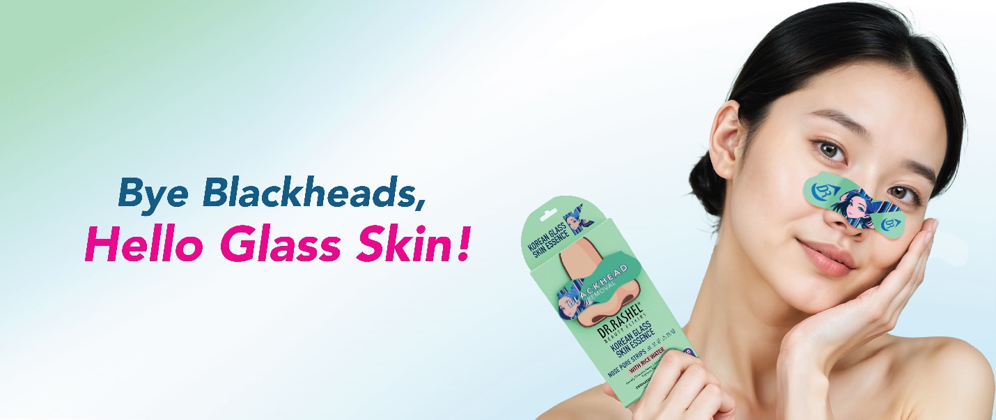 DR.Rashel Korean Glass Skin Nose Pore Strips Subhead: Pull the Plug on Blackheads