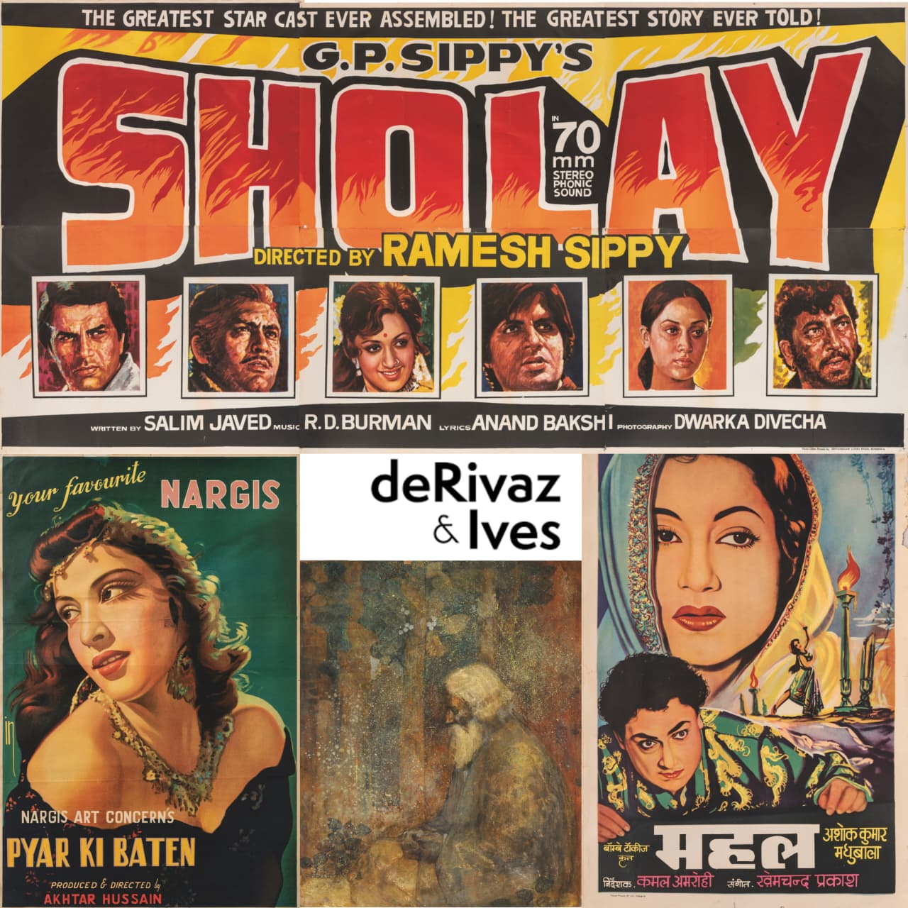 Sholay Posters Take Centre Stage as deRivaz & Ives Auctions India’s Cultural Treasures
