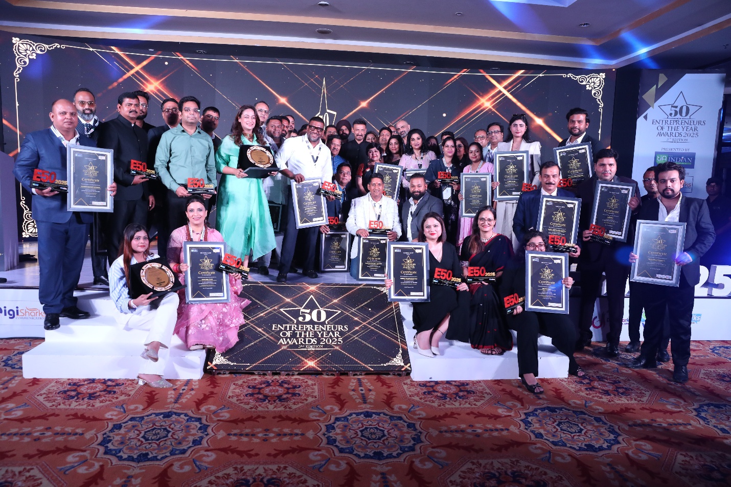 The Indian Alert Concludes 3rd Edition of ‘50 Entrepreneurs of the Year 2025’ in New Delhi