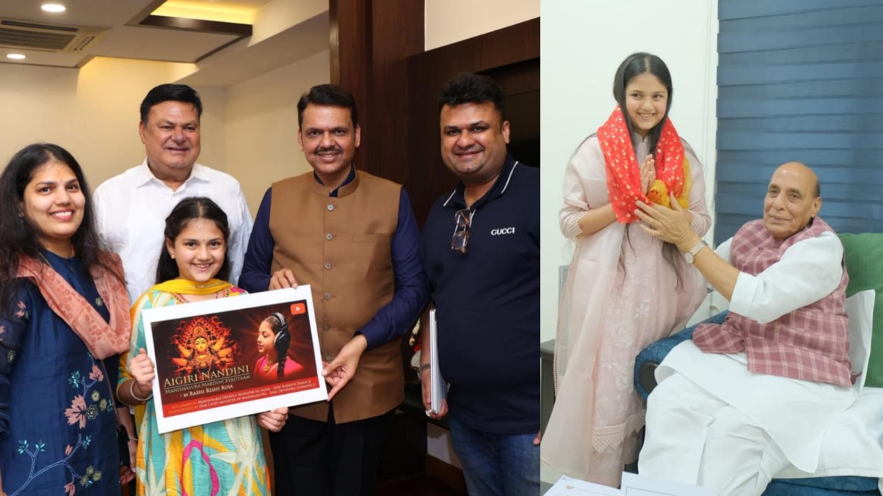 9 years old singer Rashi Rishi Ruia’s music Video Ganesh Aarti released by Audio Curry