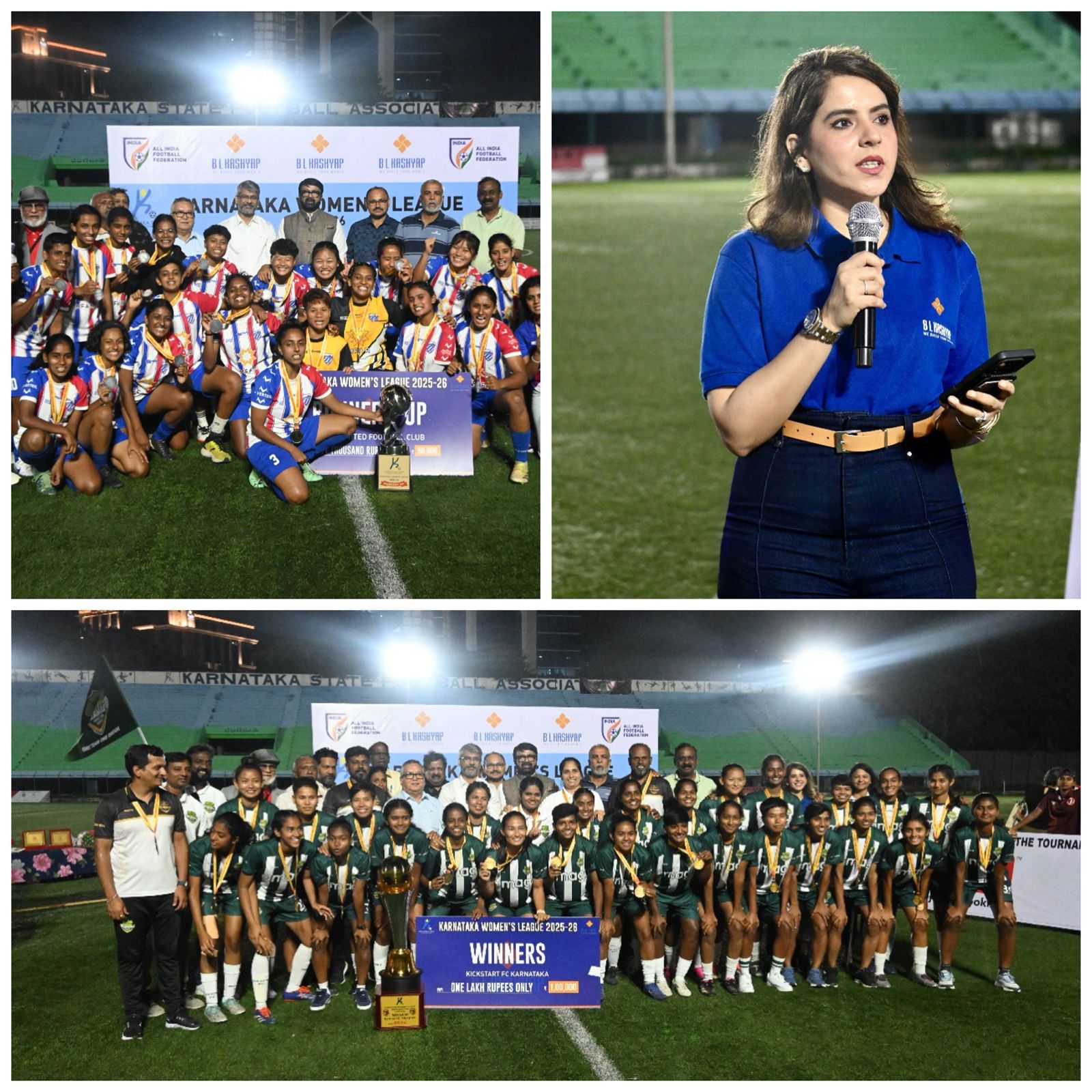 B L Kashyap Champions Equal Opportunity as Title Sponsor of Karnataka Women’s League 2025–26