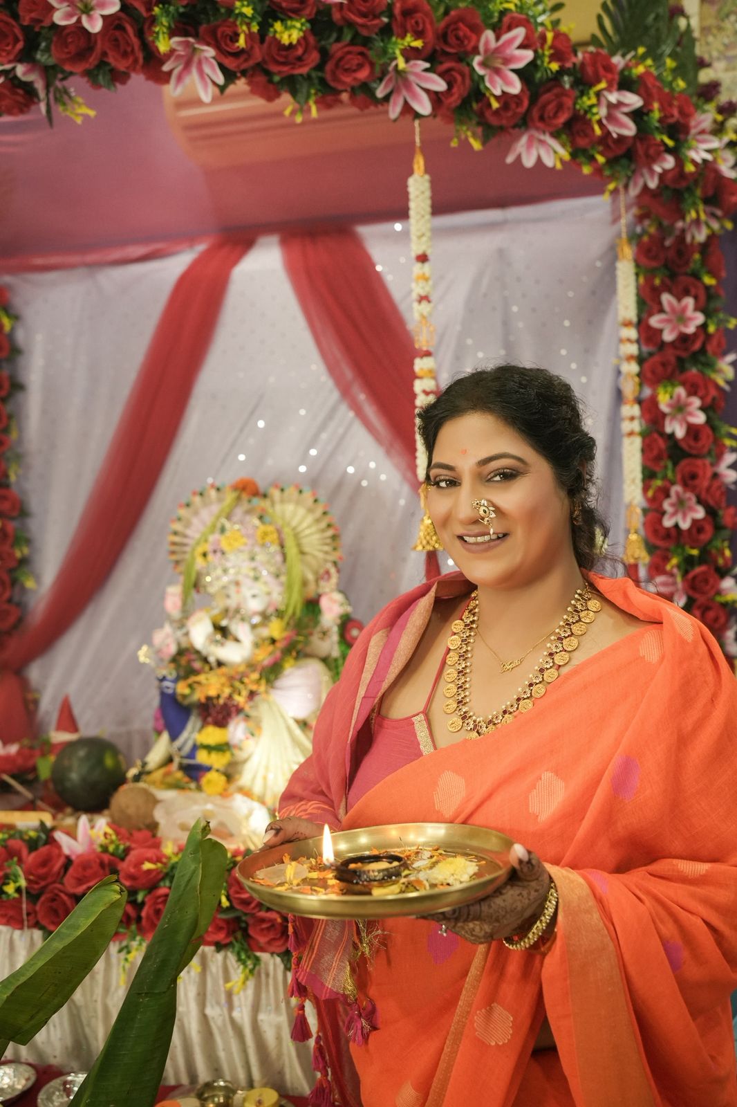 Bollywood Glitters at Actress Sunita Bawa’s Grand Ganpati Celebrations