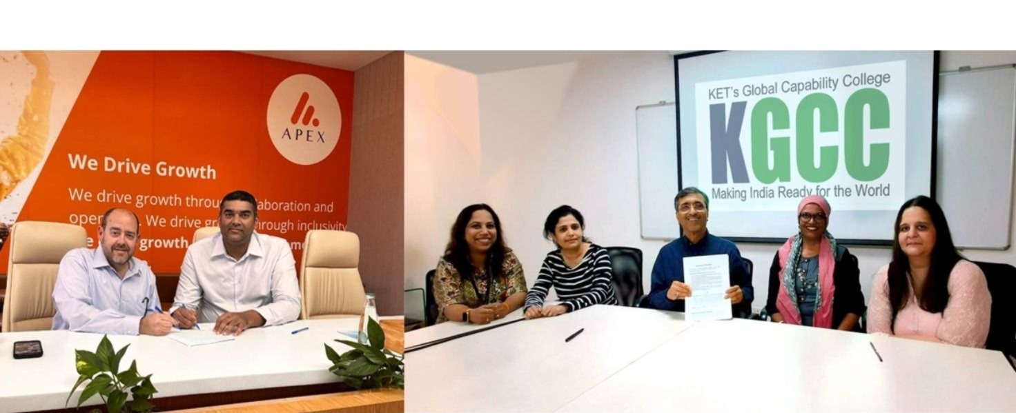 KET’s Global Capability College & Apex Group Launch Asset Servicing Program with Paid Internship and ₹5 Lakh P.A. Placement Offer