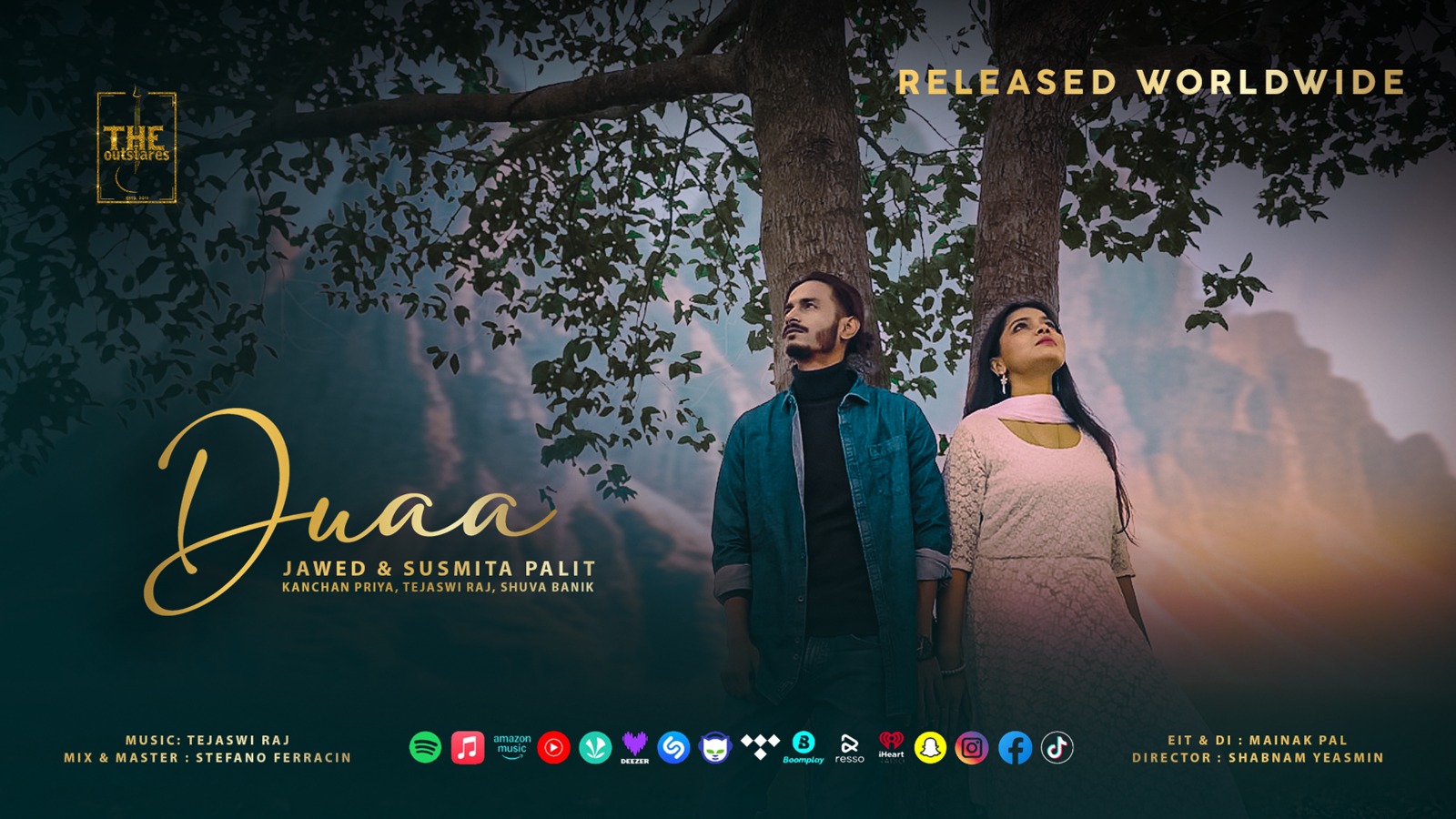 The Outstares’ “Duaa” Arrives Worldwide September 1st, Featuring a Symphony of New Voice.