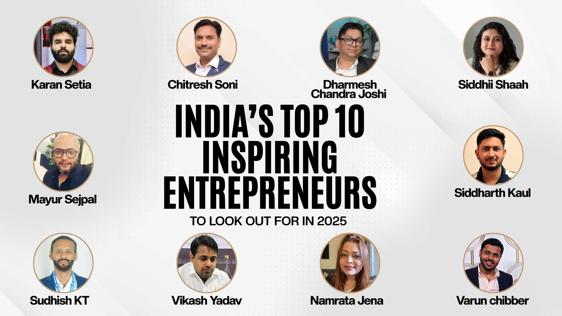 India’s 10 Inspiring Entrepreneurs to Look Out for In 2025