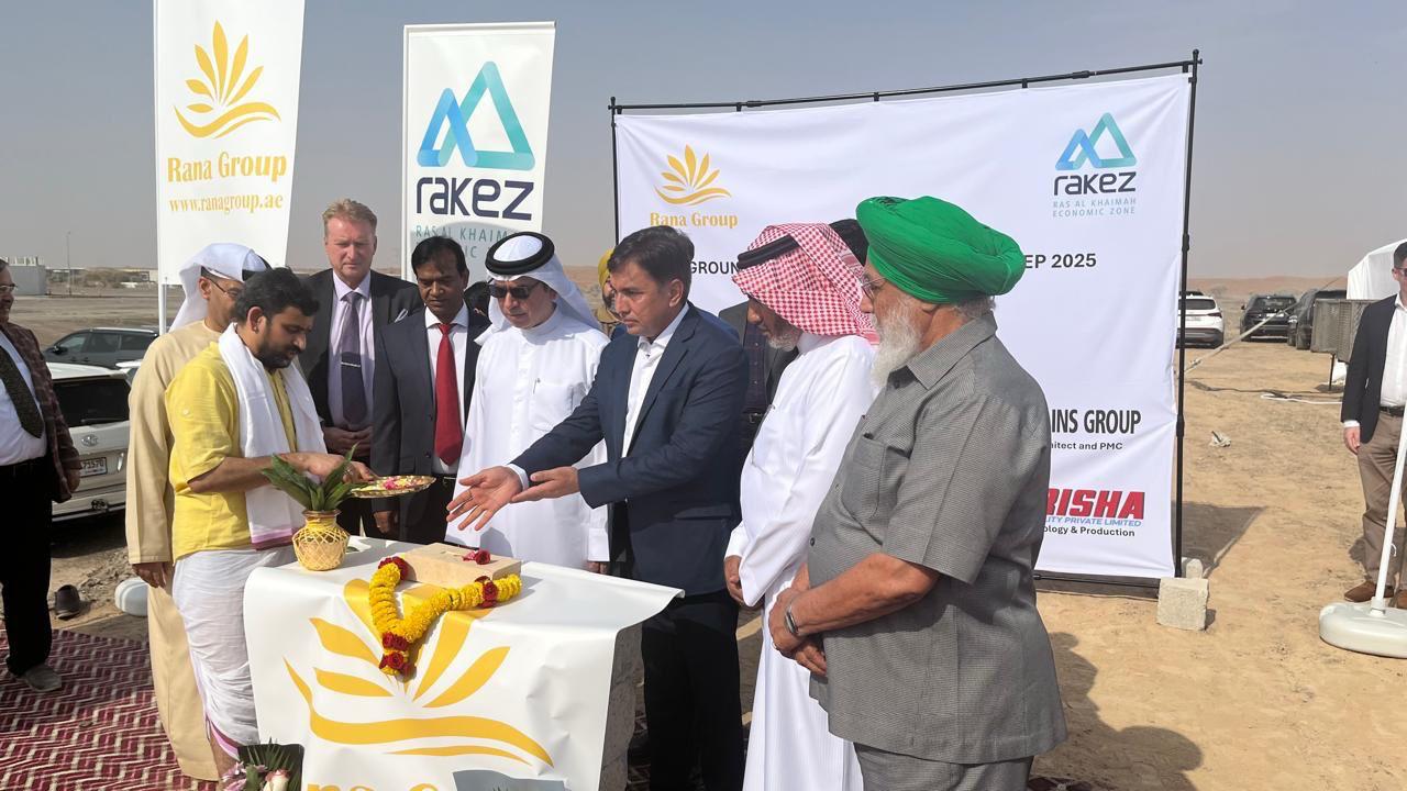 Groundbreaking Ceremony of Erisha Smart Manufacturing Hub of Rana Group in Ras Al Khaimah, UAE