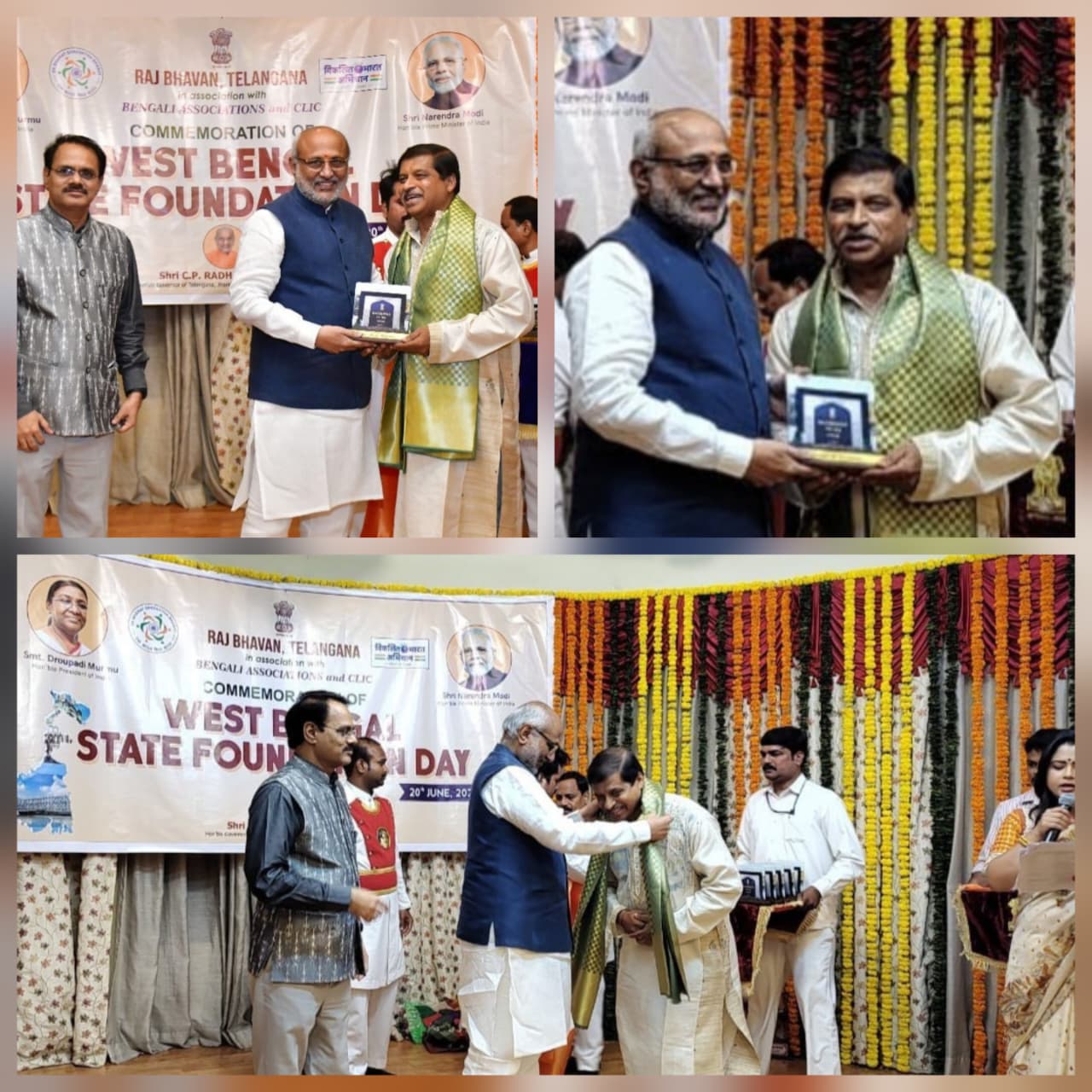 Abhijeeth Bhattacharjee,Ace Social Worker paid a glowing tribute to the newly elected Vice President of India, Shri C.P. Radhakrishnan.