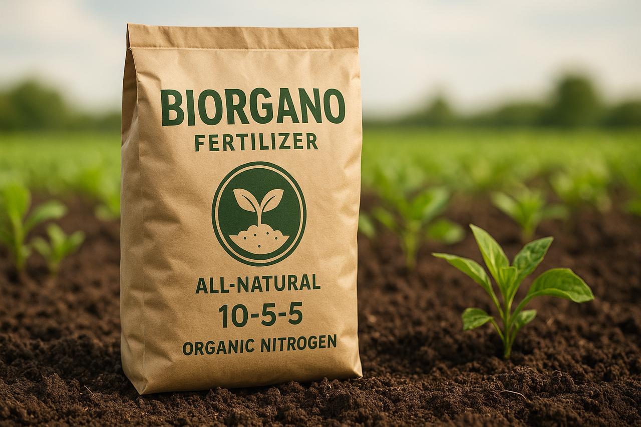 BIORGANO: Building a Sustainable Future with Bio-Fertilizers and Cornstarch Packaging