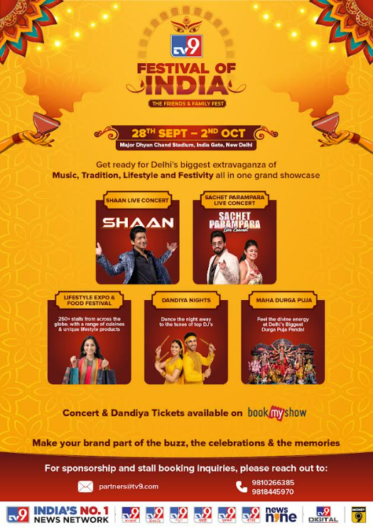 TV9 Festival of India on boards ‘Shaan’ & ‘Sachet-Parampara’ to rev up its offering