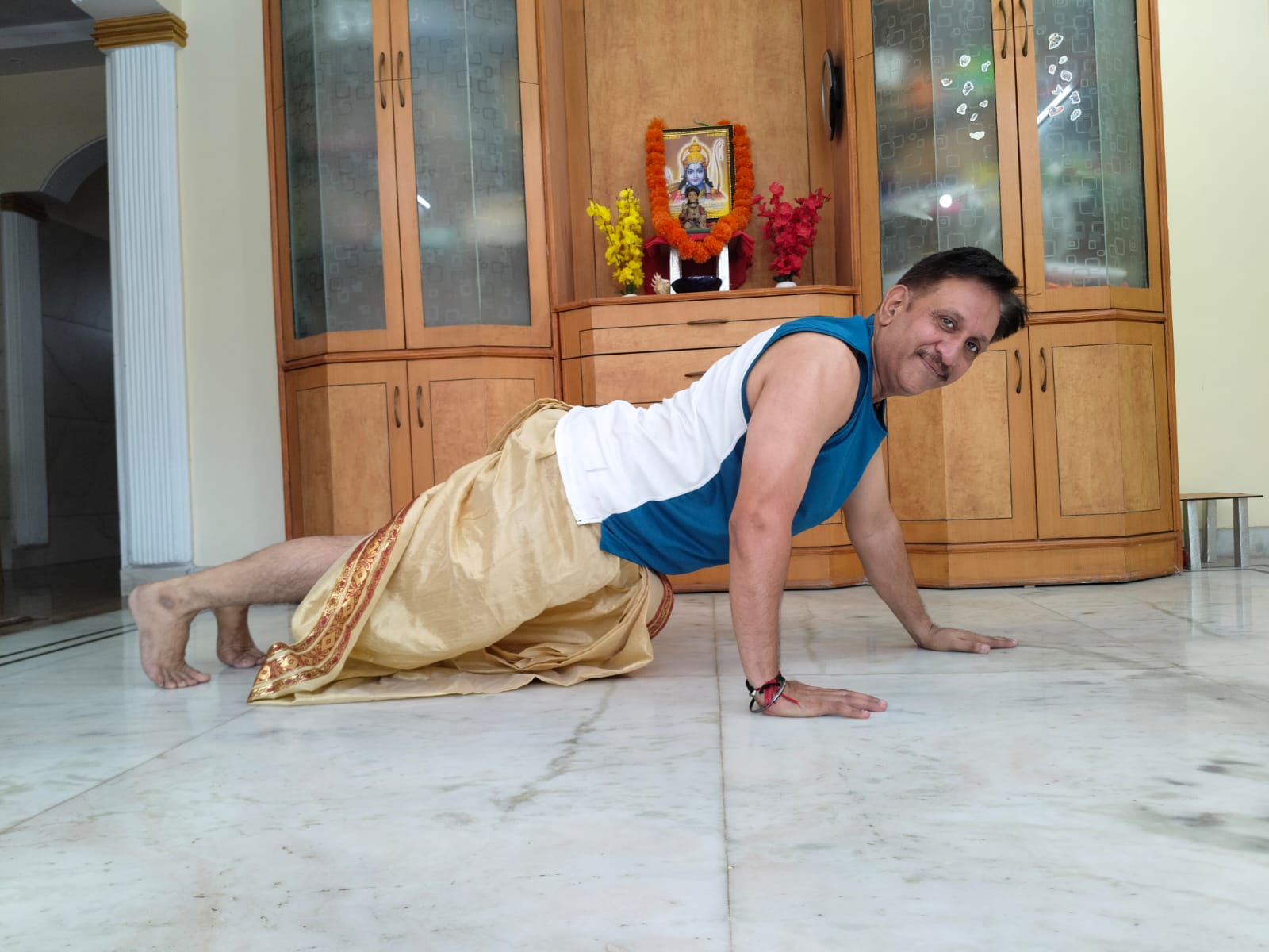 Modi@75: 108-Day, 108 Push-Up Tribute to Lord Ram for PM’s Long Life and Nation’s Wellness