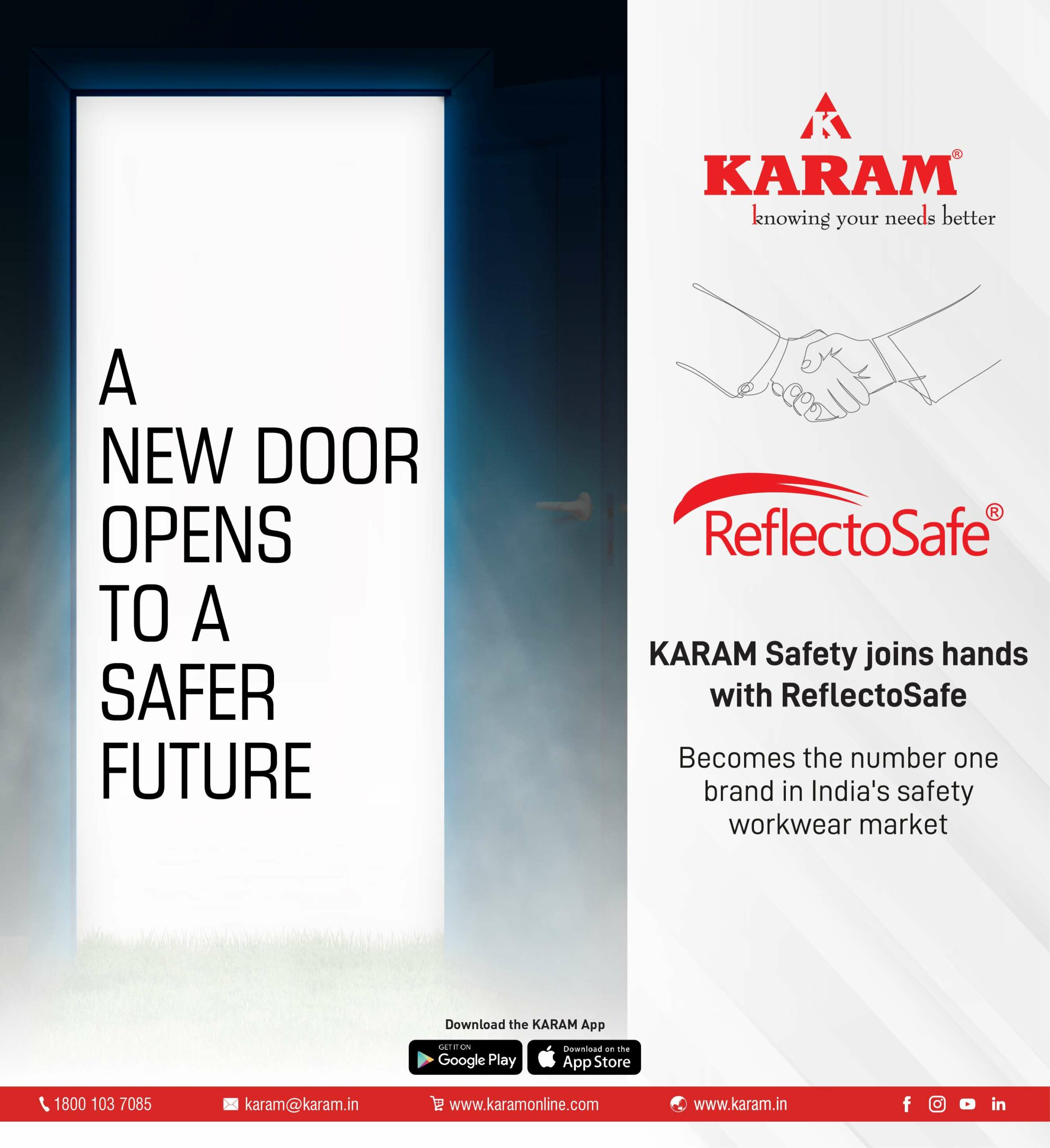 KARAM Safety accelerates growth with the addition of ReflectoSafe brand to expand the safety workwear portfolio in India