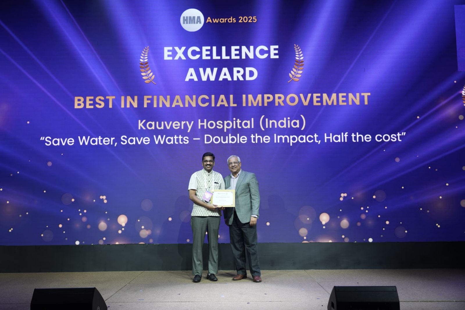 Kauvery Hospital Honoured with the Prestigious HMA 2025 Excellence Award
